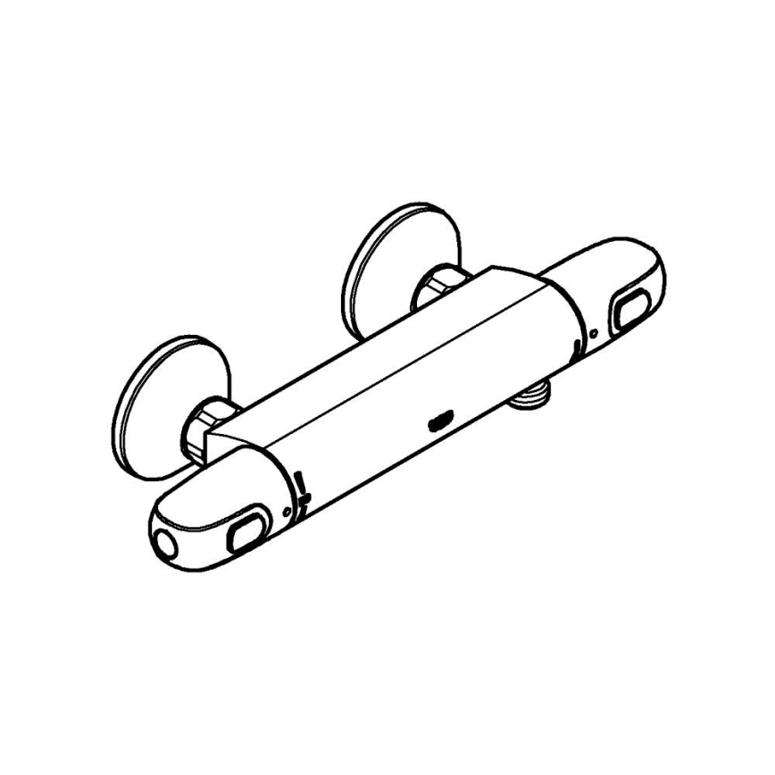 GROHE 34550000 - Termostatická sprchová batéria GROHTHERM 1000 DN 15 chróm