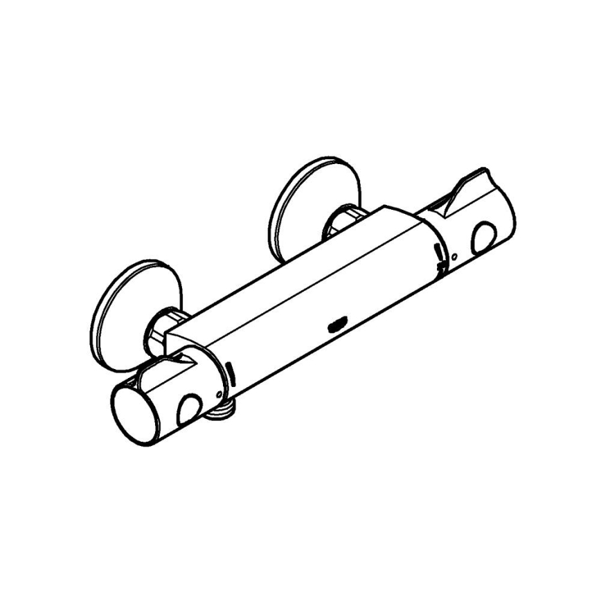 GROHE 34558000 - Termostatická sprchová batéria GROHTHERM 800 DN 15 lesklý chróm