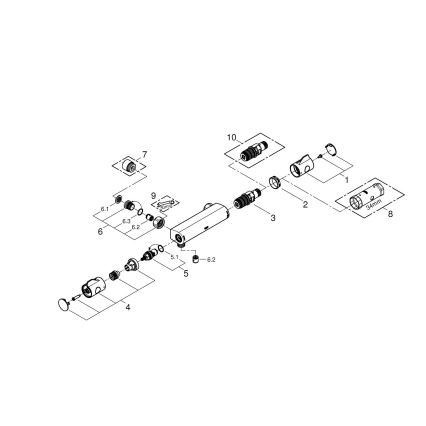 GROHE 34561000 - Termostatická sprchová batéria DN 15 lesklý chróm
