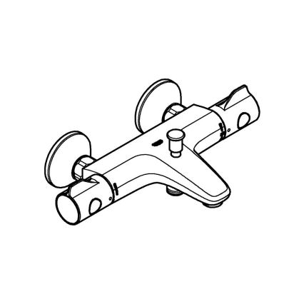 GROHE 34567000 - Termostatická vaňová batéria GROHTHERM 800 DN 15 lesklý chróm