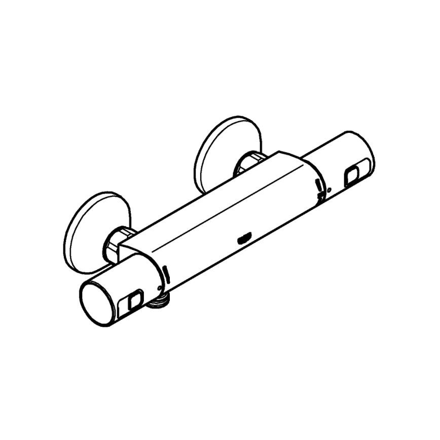 GROHE 345942430 - Termostatická sprchová batéria PRECISION START DN 15 čierna