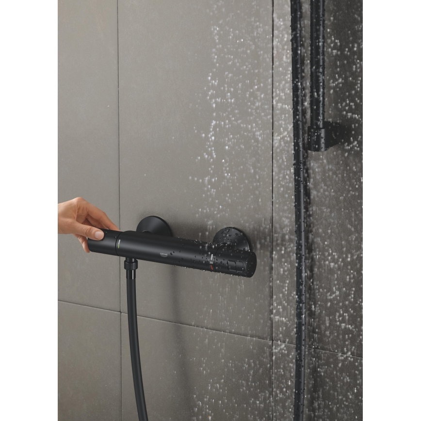 GROHE 345942430 - Termostatická sprchová batéria PRECISION START DN 15 čierna