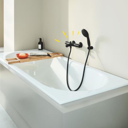 GROHE 345982430 - Termostatická vaňová batéria PRECISION START 168 mm čierna
