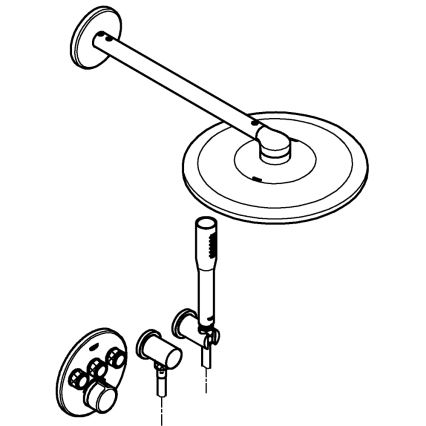 GROHE 34709000 - Sprchová súprava SMARTCONTROL Perfect, lesklý chróm