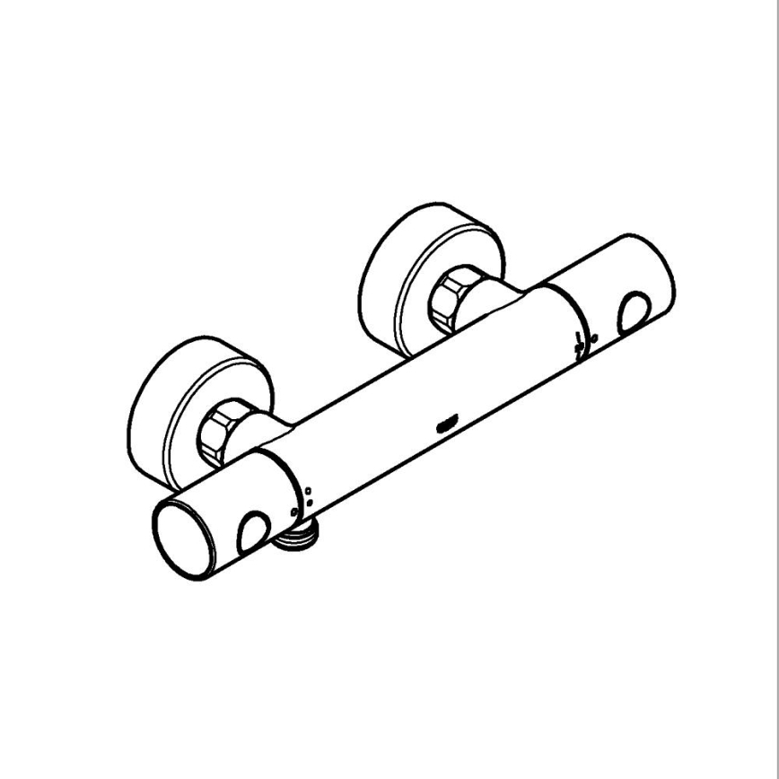 GROHE 34765000-Termostatická sprchová batéria GROHTHERM COSMOPOLITAN DN 15 chróm