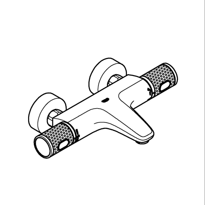 GROHE 34788000 - Termostatická vaňová batéria PRECISION FEEL DN 15 lesklý chróm