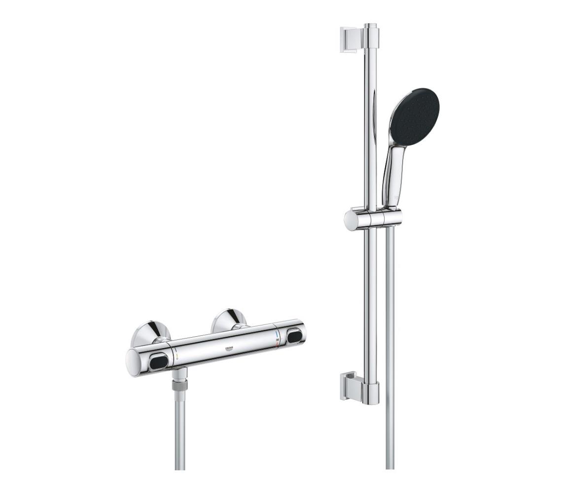 GROHE 34800001 - Sprchová súprava s termostatickou batériou PRECISION FLOW 600 mm chróm 34800001