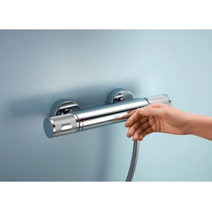 GROHE 34853001 - Sprchový set s termostatickou batériou PRECISION FEEL+ 90 cm, lesklý chróm