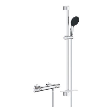 GROHE 34853001 - Sprchový set s termostatickou batériou PRECISION FEEL+ 90 cm, lesklý chróm
