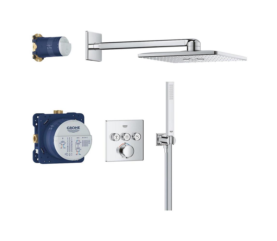 GROHE 34875000 - Sprchový systém PRECISION SMARTCONTROL 310 mm lesklý chróm 34875000