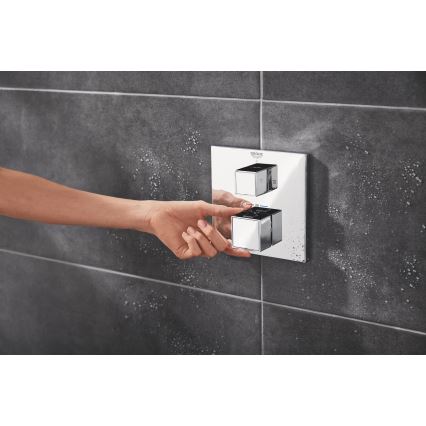 GROHE 34879000 - Podomietkový sprchový systém PRECISION CUBE 310 × 310 mm chróm