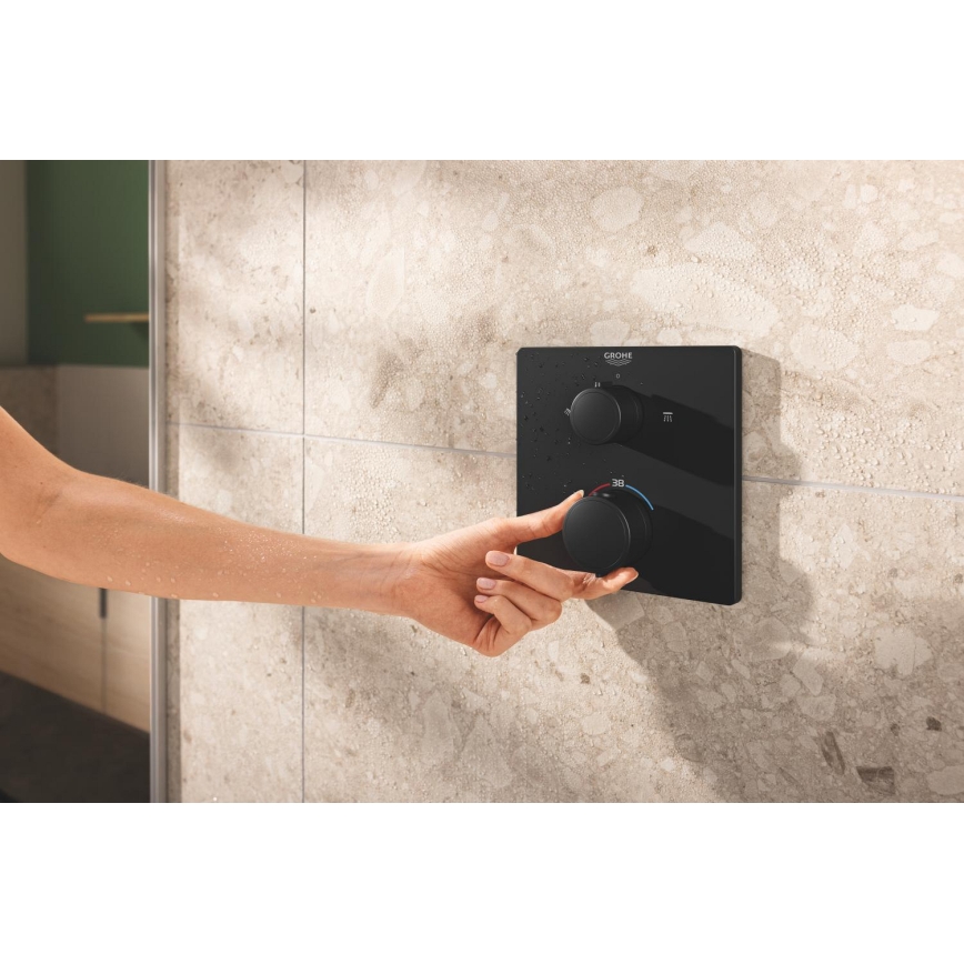 GROHE 348822430 - Sprchová súprava PRECISION 250 × 250 mm čierna