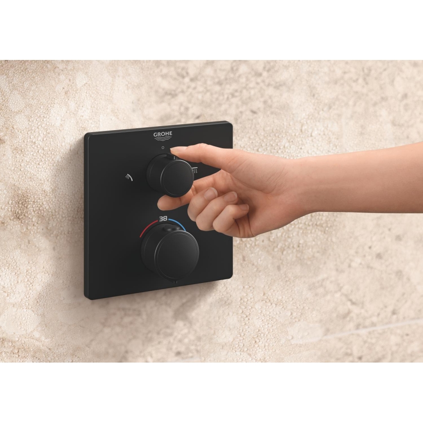 GROHE 348822430 - Sprchová súprava PRECISION 250 × 250 mm čierna