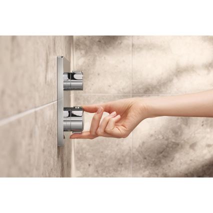 GROHE 348822430 - Sprchový set PRECISION 250 × 250 mm čierny