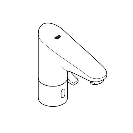 GROHE 36207001 - Elektronická umývadlová batéria EUROPLUS E DN 15 lesklý chróm