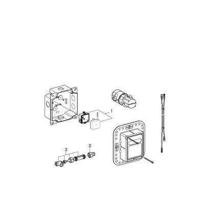 GROHE 36264001 - Podomietková zabudovacia súprava ESSENSE E, lesklý chróm