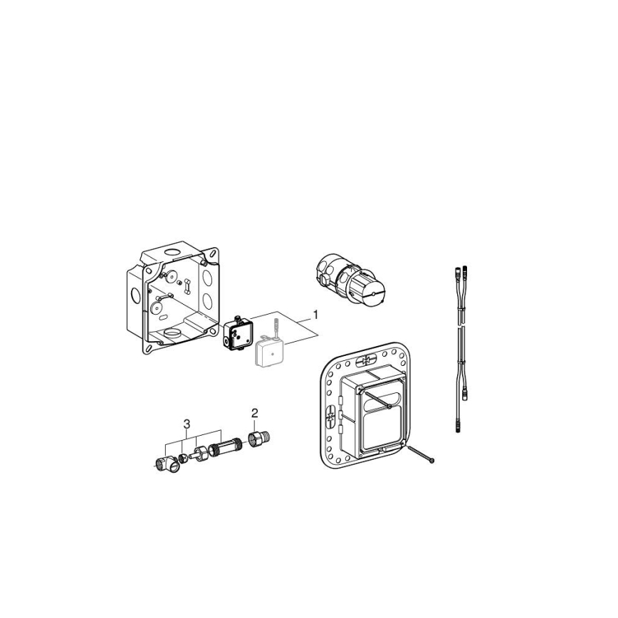 GROHE 36264001 - Podomietková zabudovacia súprava ESSENSE E, lesklý chróm