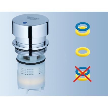 GROHE 36265000-Samo-zatvárací stojanový ventil EUROECO COSMOPOLITAN T DN 15 chróm