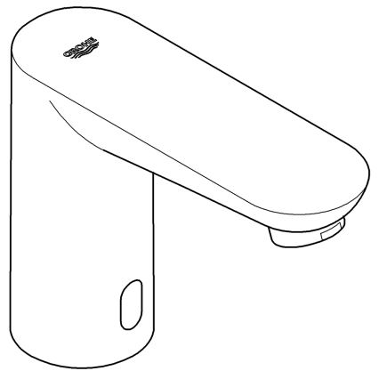 GROHE 36269000 - Elektronická umývadlová batéria EUROECO COSMOPOLITAN E 107 mm chróm