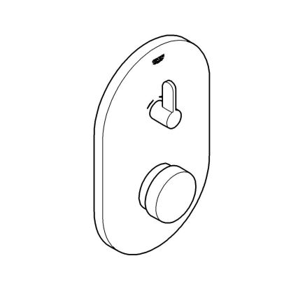GROHE 36321000 - Samozatváracia sprchová batéria EUROSMART COSMOPOLITAN T chróm