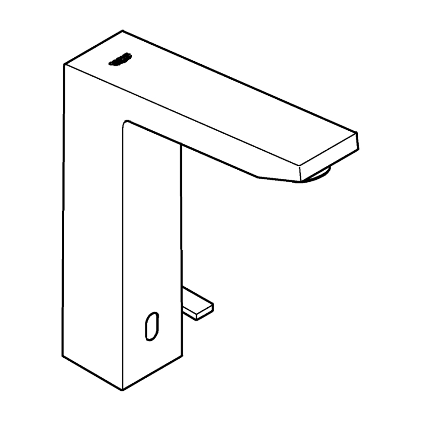 GROHE 36440000 - Infračervená elektronická umývadlová batéria EUROCUBE E DN 15 chróm