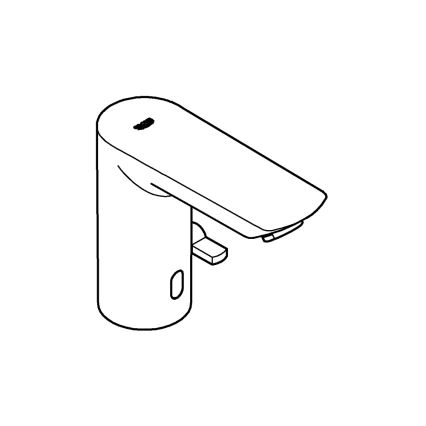 GROHE 36453000 - Infračervená elektronická umývadlová batéria BAU COSMOPOLITAN E 123 mm chróm