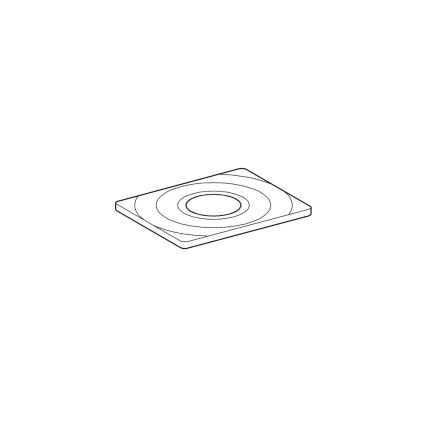 GROHE 37063SH0 - Ovládacie tlačidlo SURF 156 × 197 mm biele