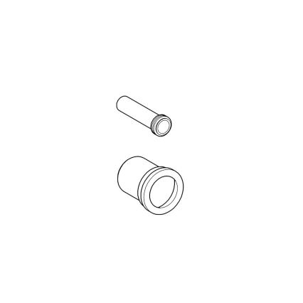 GROHE 37104K00 - Prívodná a odpadová súprava pre WC, čierna