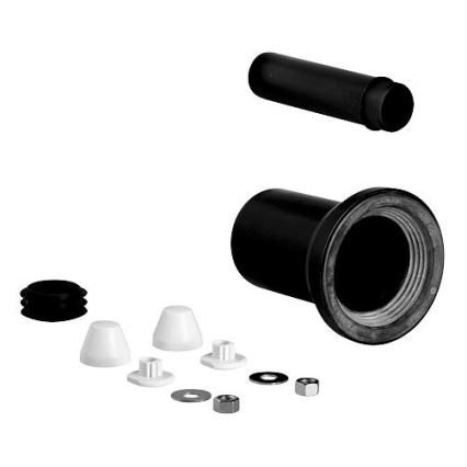GROHE 37311K00 - Prívodná a odtoková súprava pre WC 150 mm čierna