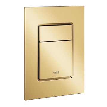 GROHE 37535GL0 - Splachovacie tlačidlo SKATE COSMOPOLITAN S 130 × 172 mm zlaté