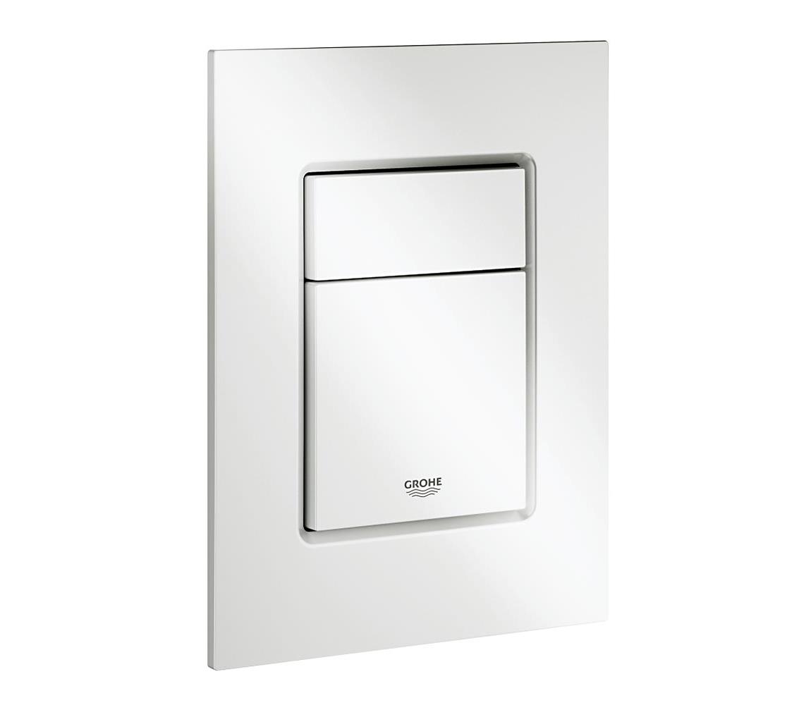 GROHE 37535SH0 - Splachovacie tlačidlo SKATE COSMOPOLITAN S 130 × 172 mm biele 37535SH0