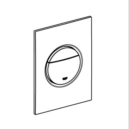 GROHE 37601AL0 - Splachovacie tlačidlo NOVA COSMOPOLITAN S 130 × 172 mm grafit