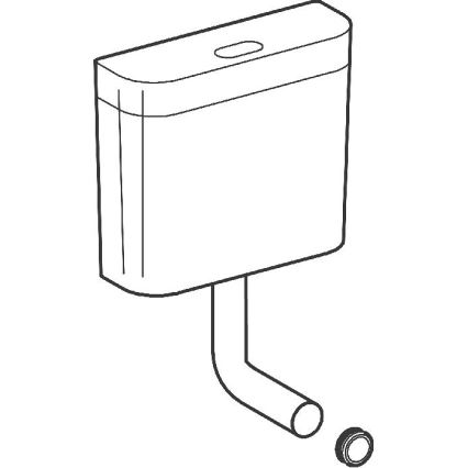 GROHE 37791SH0 - Splachovacia nádržka PS biela