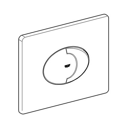 GROHE 38506SH0 - Splachovacie tlačidlo SKATE AIR 156 × 197 mm biela