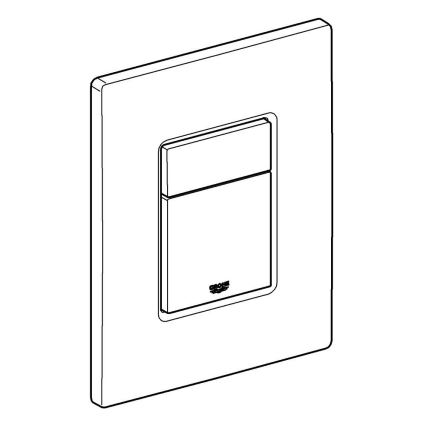 GROHE 38732P00 - Splachovacie tlačidlo SKATE COSMOPOLITAN 156 × 197 mm chróm
