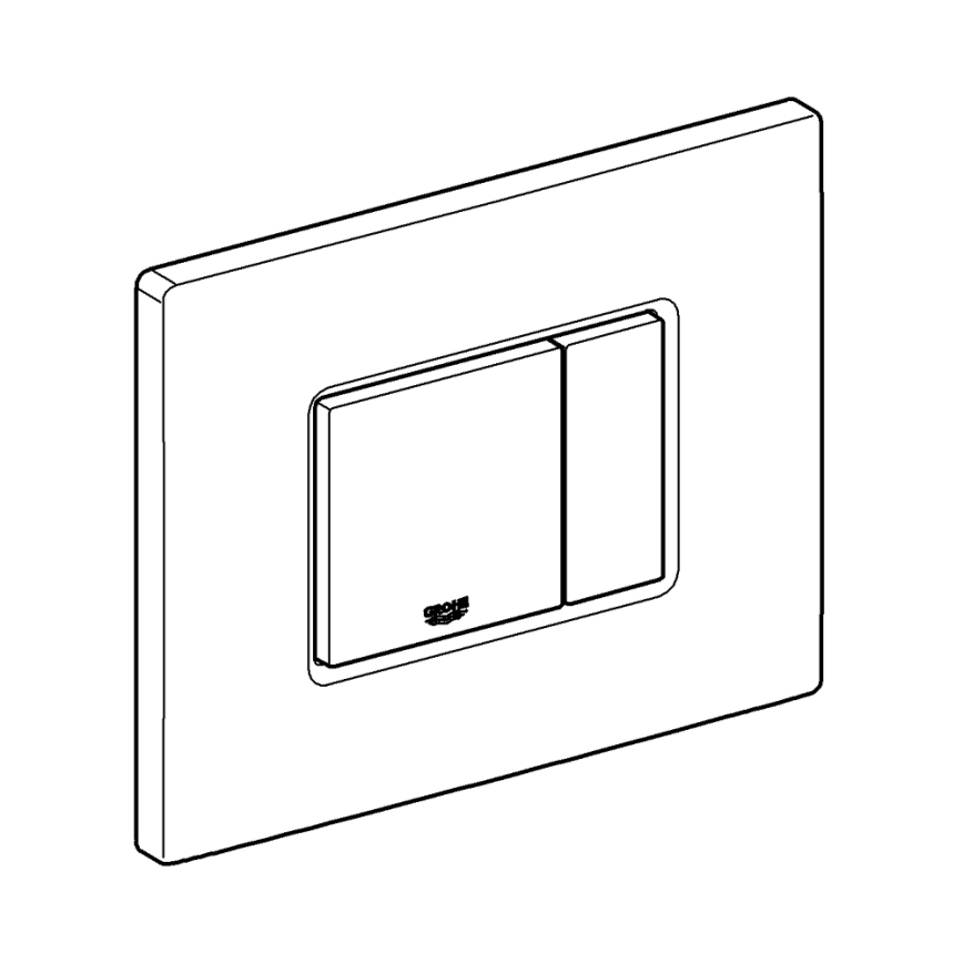 GROHE 38732P00 - Splachovacie tlačidlo SKATE COSMOPOLITAN 156 × 197 mm chróm