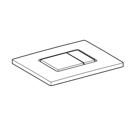 GROHE 38732P00 - Splachovacie tlačidlo SKATE COSMOPOLITAN 156 × 197 mm chróm