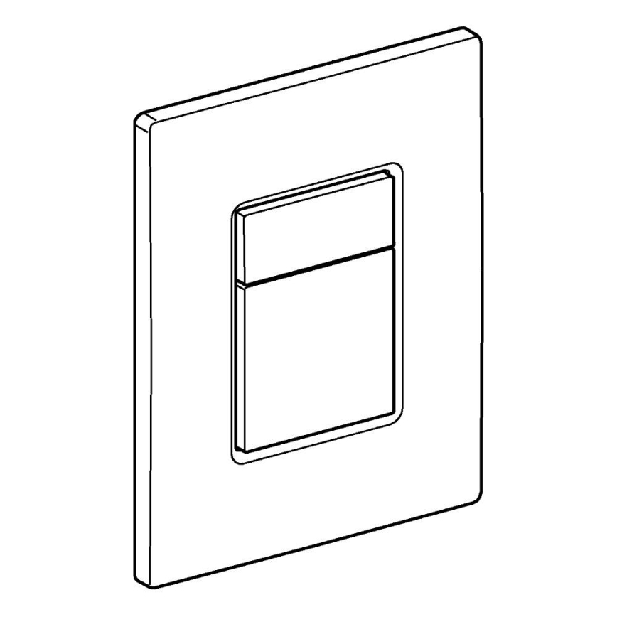 GROHE 38732SD0 - Ovládacie tlačidlo SKATE COSMOPOLITAN 156 × 197 mm nerezové