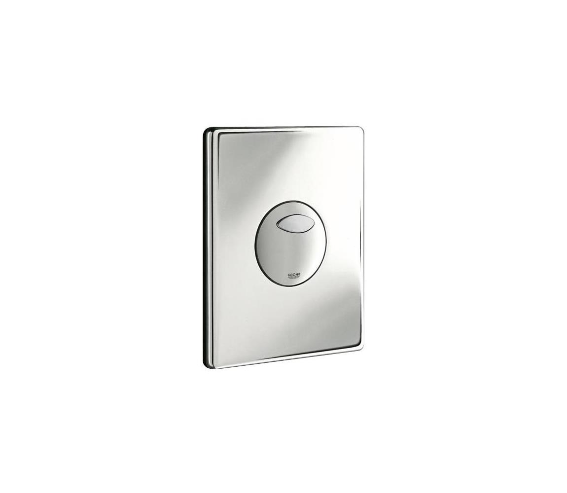 GROHE 38862000 - splachovacie tlačidlo SKATE 156 × 197 mm lesklý chróm 38862000