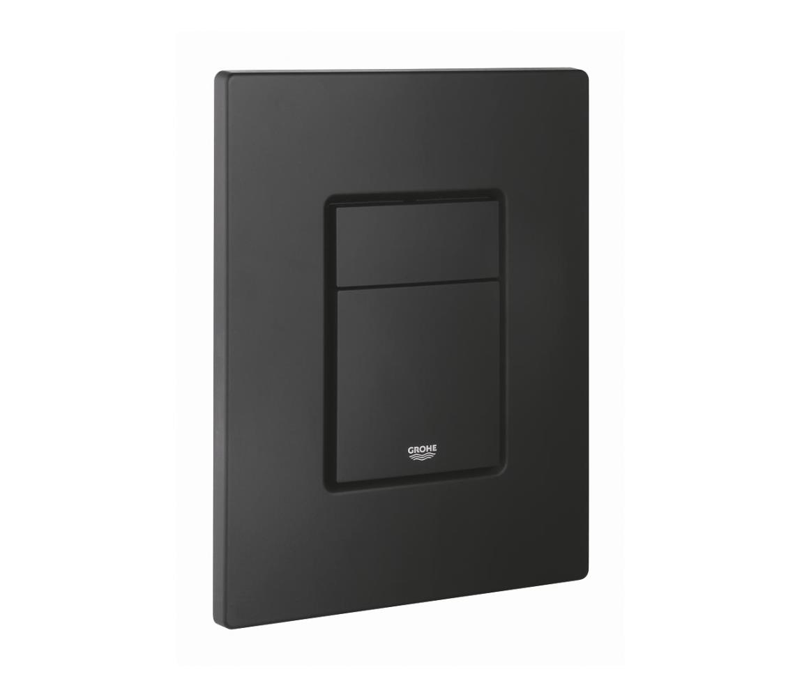 GROHE 38966KF0 - Splachovacie tlačidlo EVEN 156 × 197 mm čierna 38966KF0