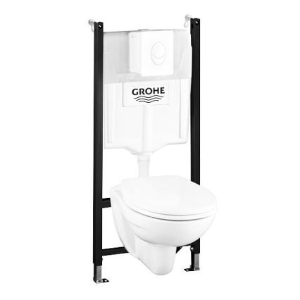 GROHE 39116000 - Sada 4 v 1 SOLIDO COMPACT 1,13 m odolná biela