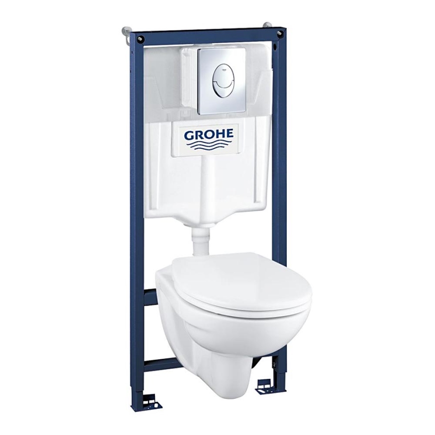 GROHE 39192000 - Sada 4 v 1 SOLIDO 1,13 m duro-biela
