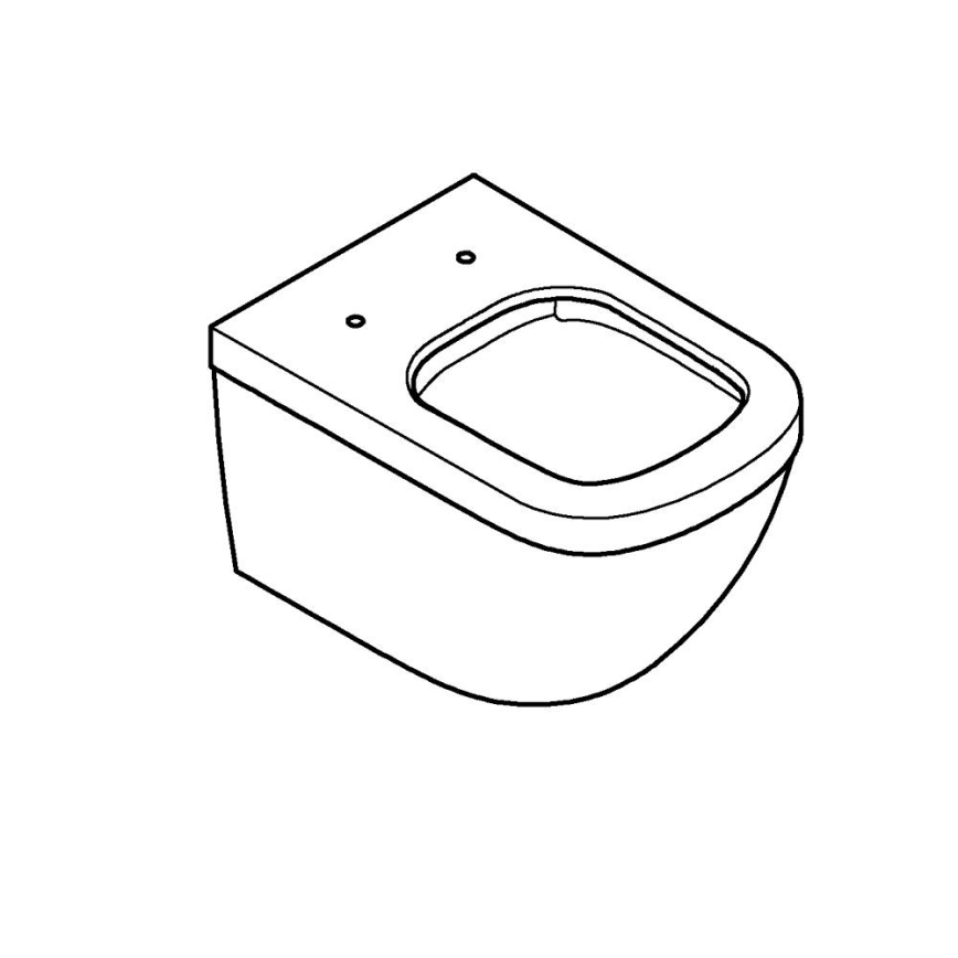 GROHE 39328000 - Závesné WC EURO CERAMIC 540 × 374 mm keramika/biela
