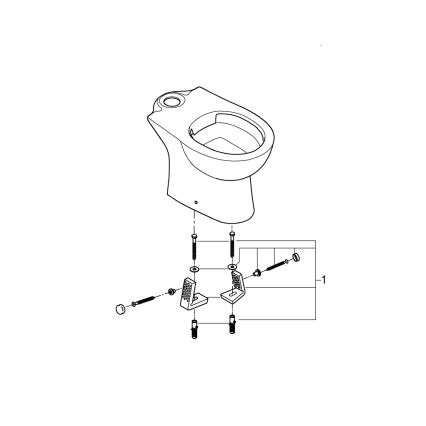 GROHE 39349000 - Voľne stojaca misa BAU CERAMIC 356 × 600 × 400 mm keramika/biela