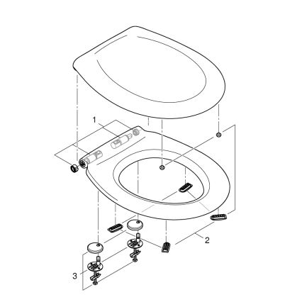 GROHE 39492000 - WC sedátko BAU CERAMIC DuroWhite