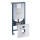 GROHE 39598000 - Modul pre závesné WC RAPID SLX 1,13 m biela
