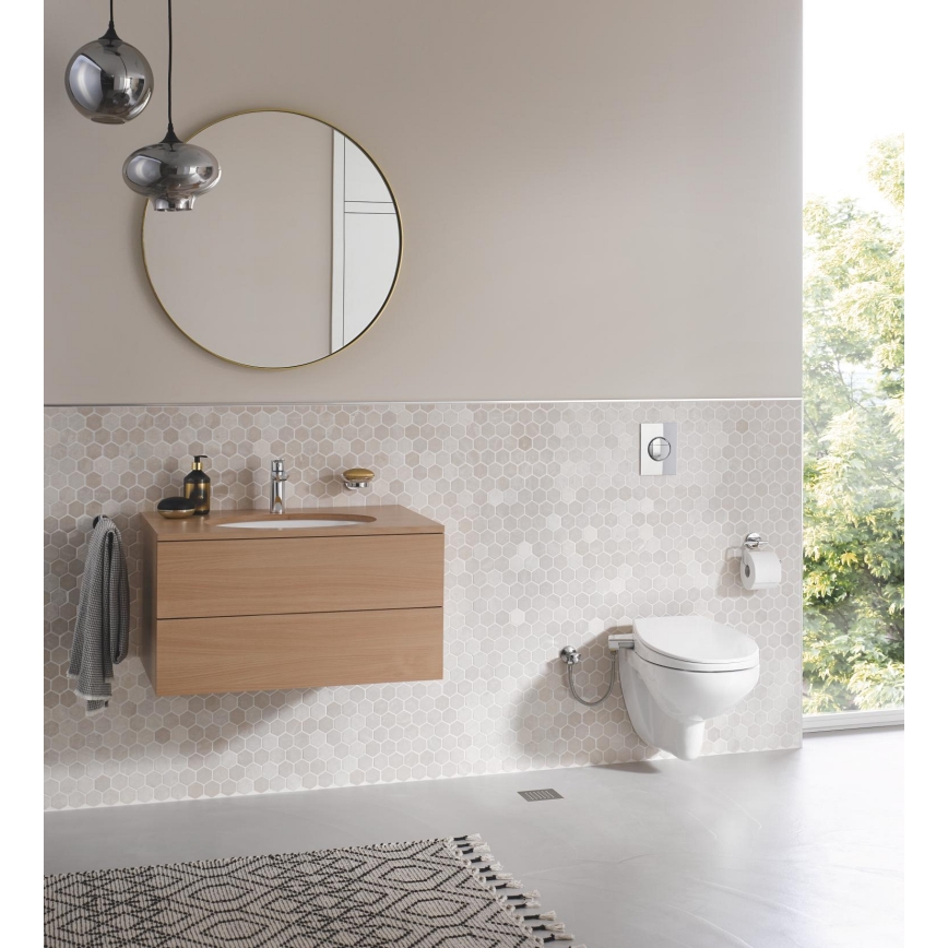 GROHE 39648SH0 - Manuálne bidetové sedátko BAU CERAMIC dlhotrvajúce biele