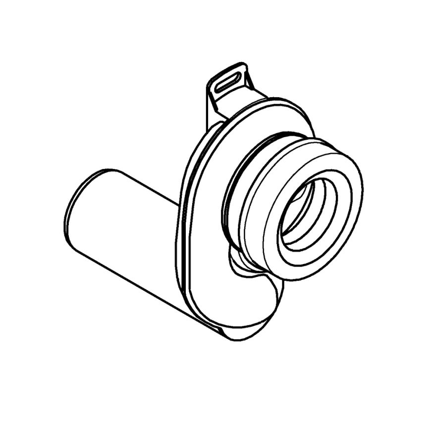 GROHE 39732000 - Pisoárový sifón BAU CERAMIC O 50 mm biela