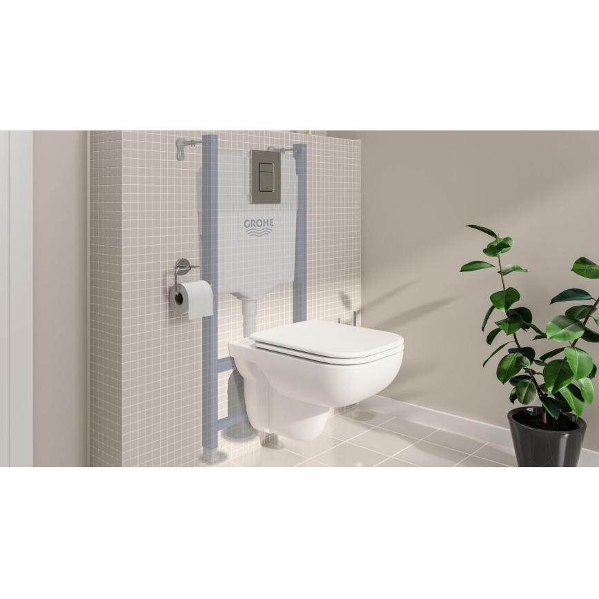 GROHE 39816000 - Súprava pre WC SOLIDO COMPACT 1,13 m keramika/biela