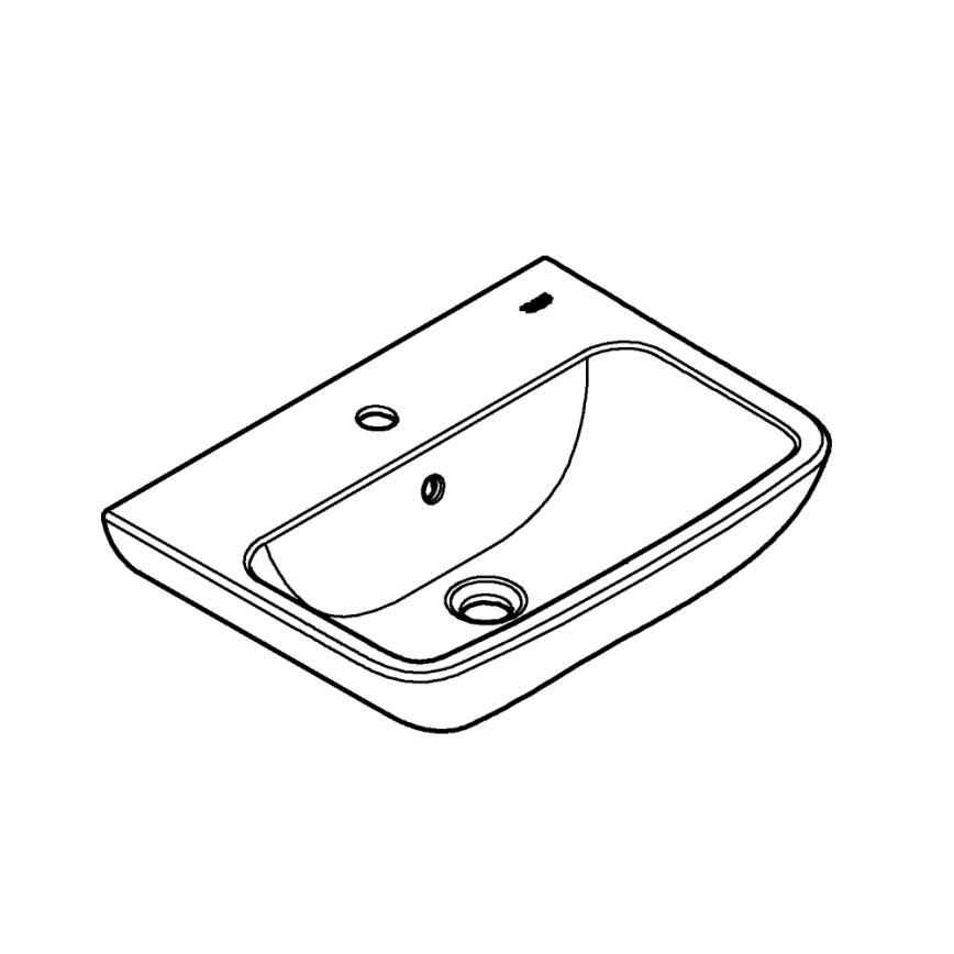 GROHE 39949000 - Umývadlo START EDGE 550 × 400 mm keramika/biela